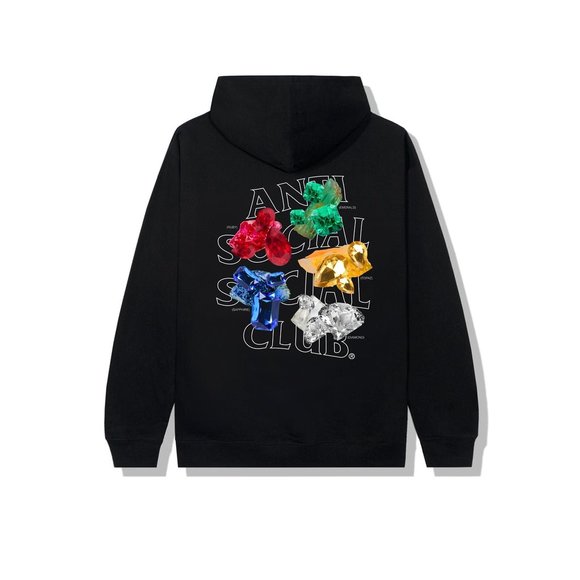 DS ASSC Bussin Black Hoodie Anti Social Social Club